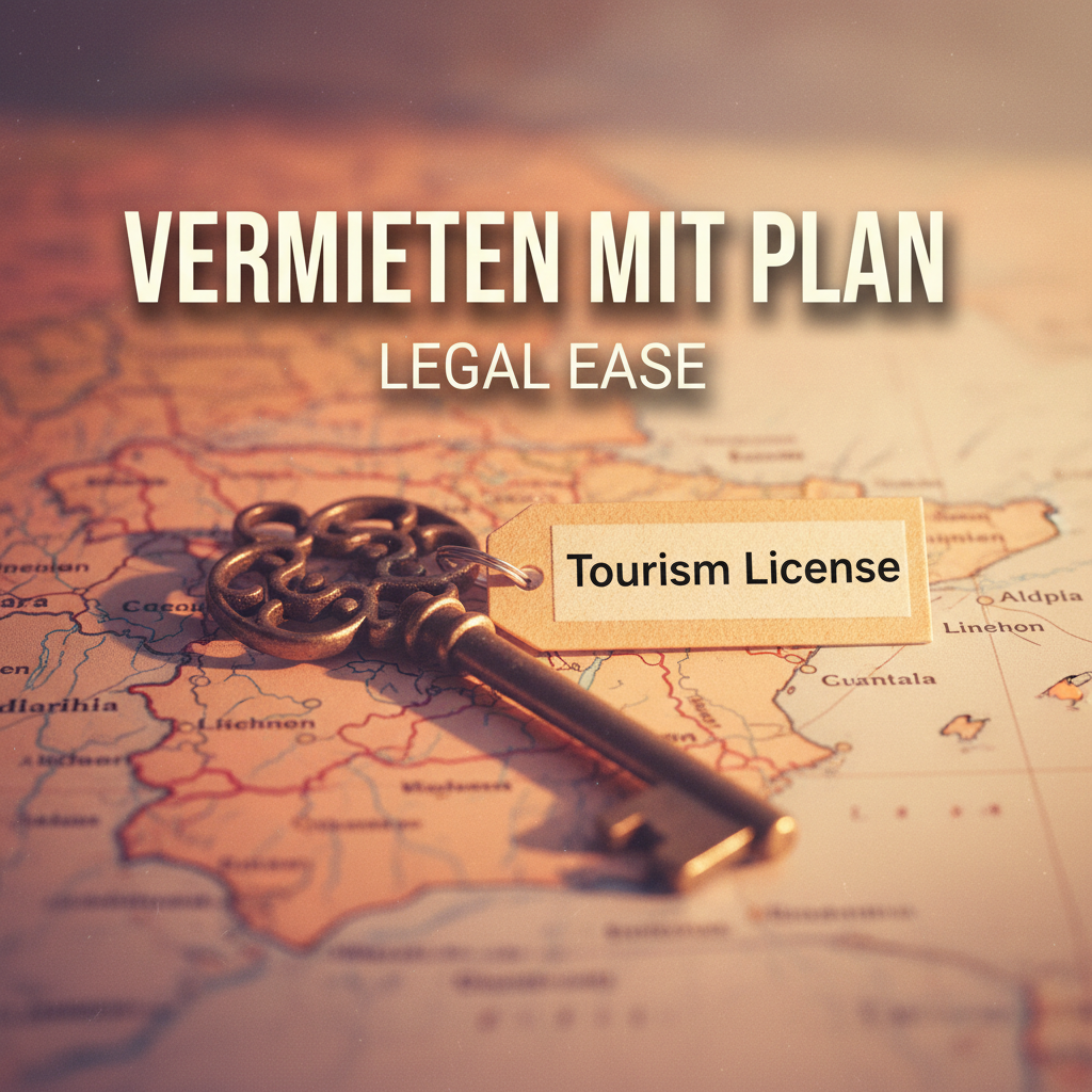 Cover von Tourismuslizenz: Vermieten mit Plan