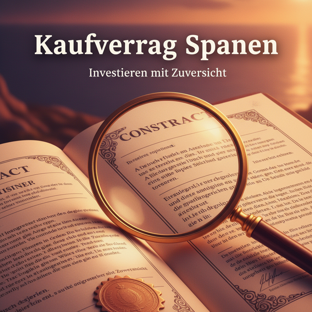 Cover von Kaufvertrag Spanien: Das musst du prüfen