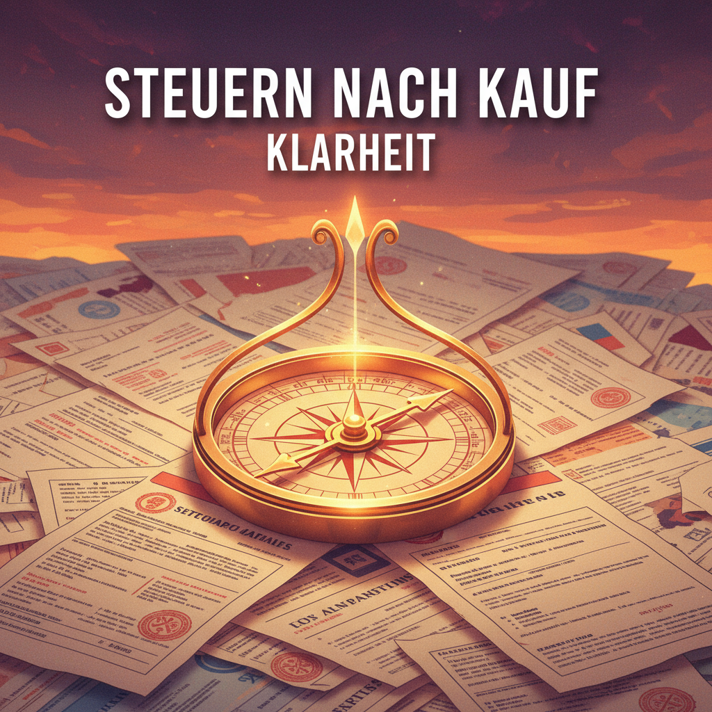 Cover von Steuern nach dem Immobilienkauf: Dein Spar-Kompass