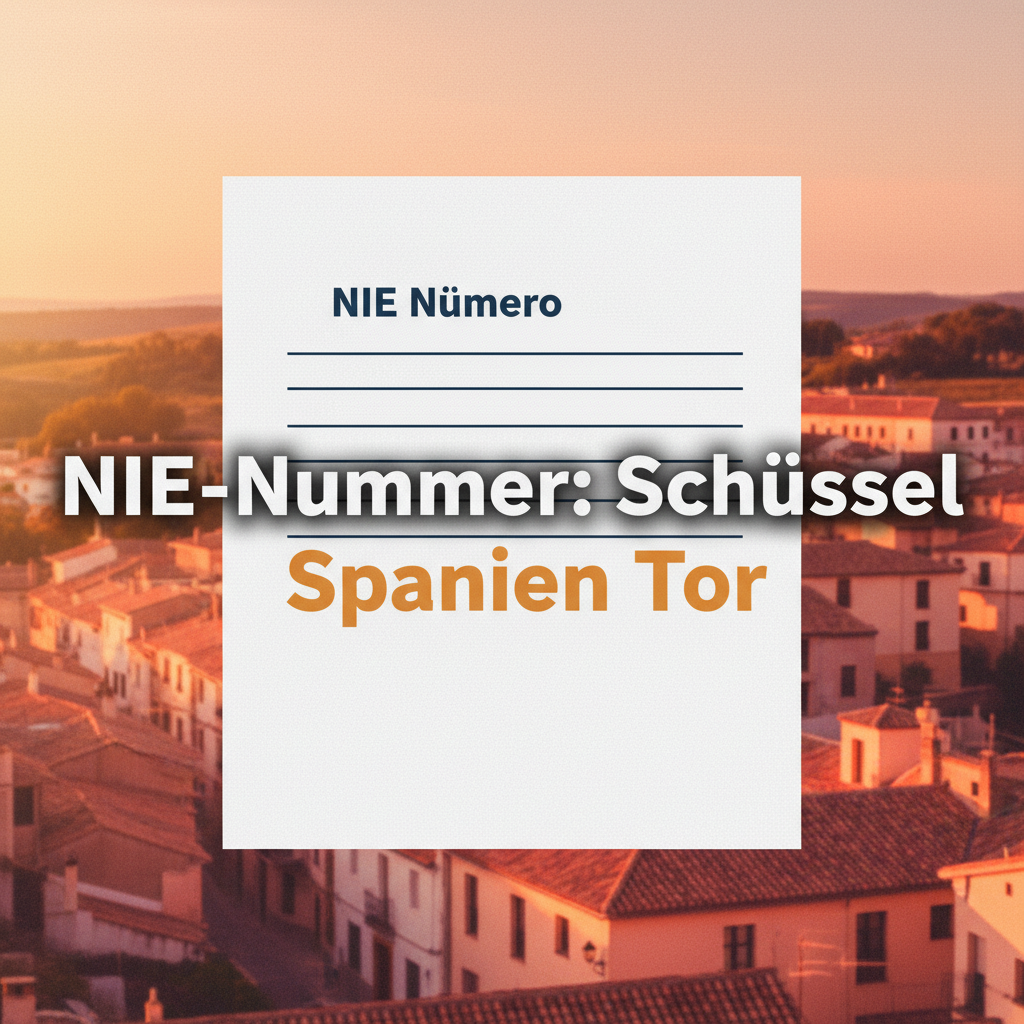 Cover von NIE-Nummer: Dein Schlüssel zu Spanien