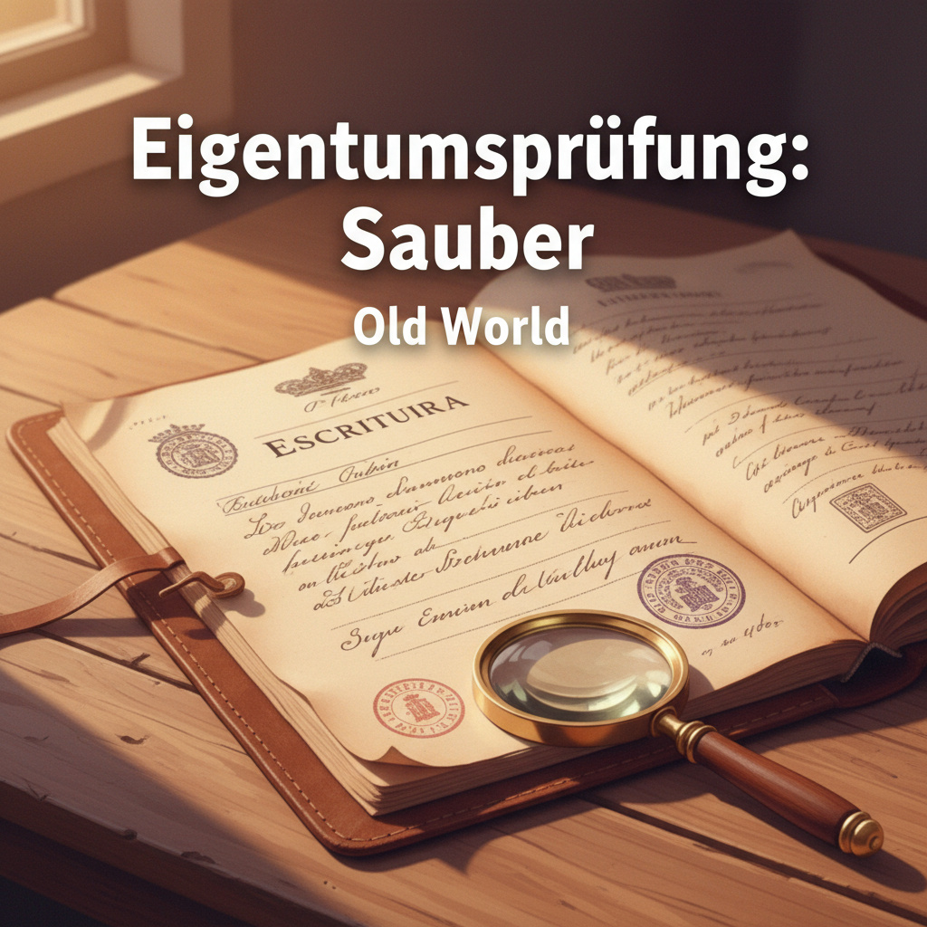 Cover von Eigentumsprüfung: Sauber ins Grundbuch