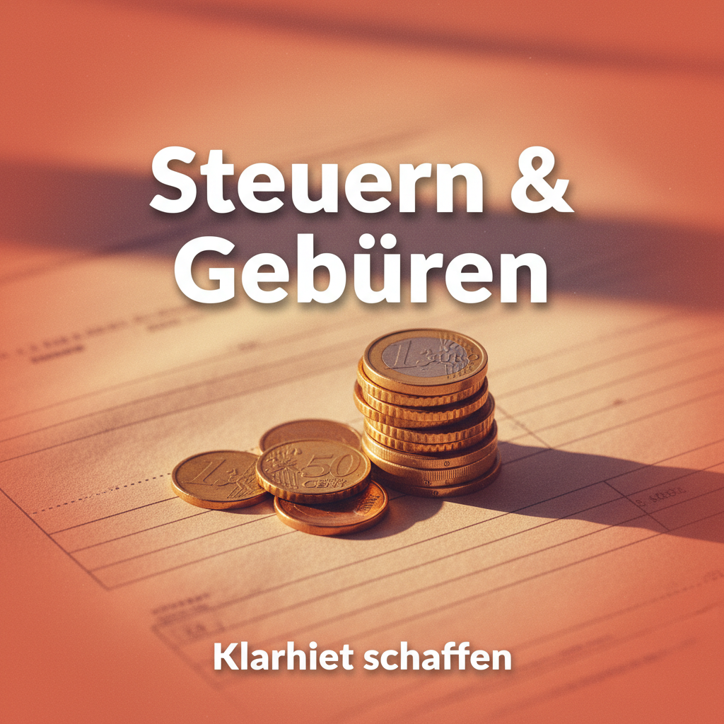 Cover von Steuern & Gebühren: Dein Budgetplan nach dem Kauf