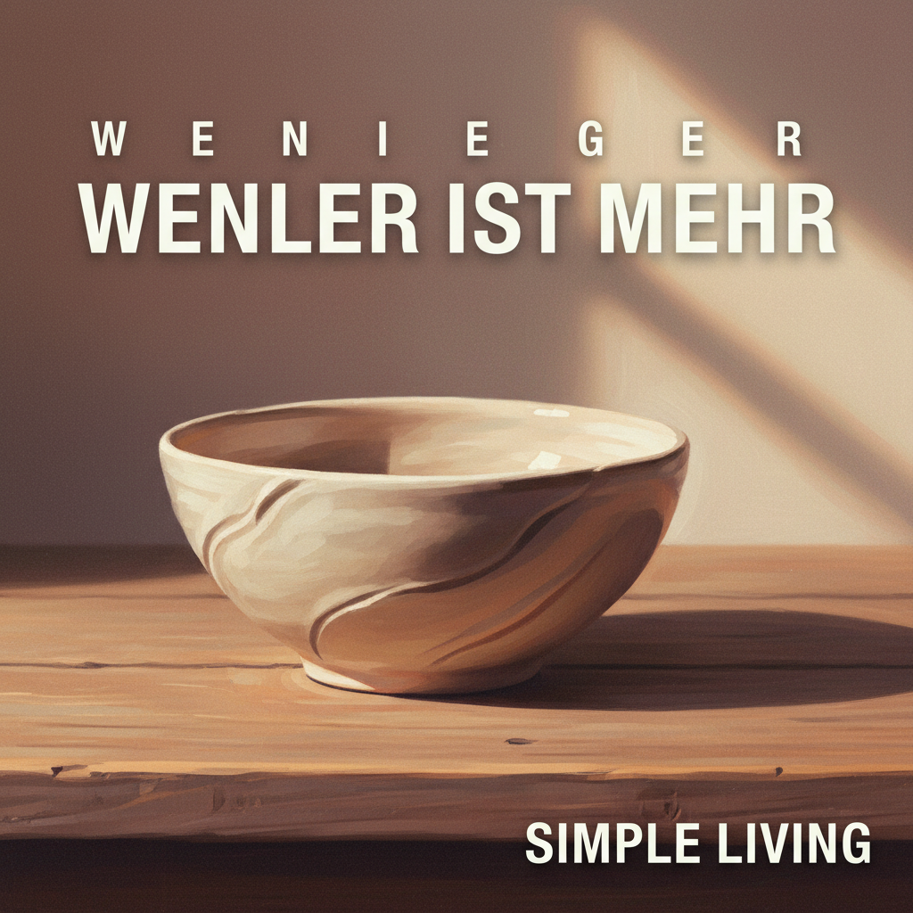 Cover von Einfachheit statt Überfluss: Warum Weniger oft Mehr ist