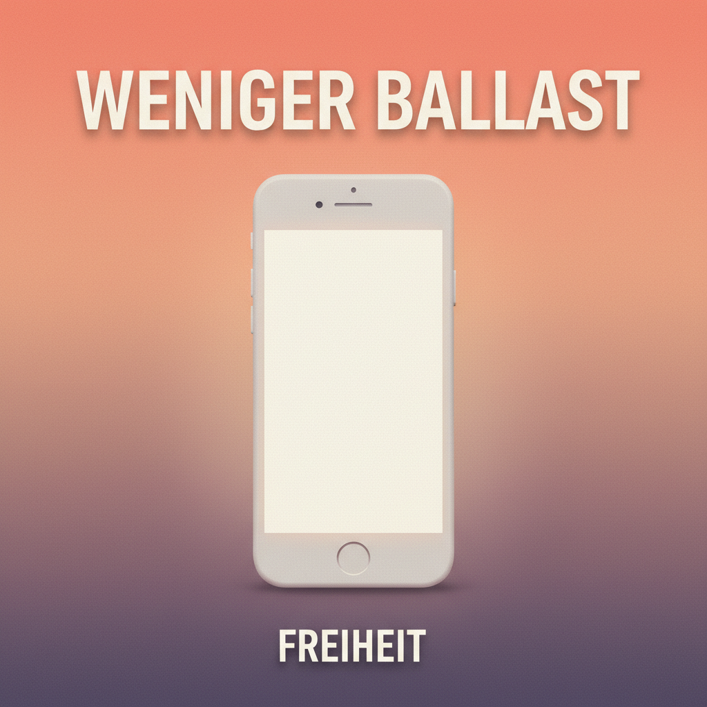 Cover von Einfach weniger Ballast: Dein Weg zum digitalen Minimalismus