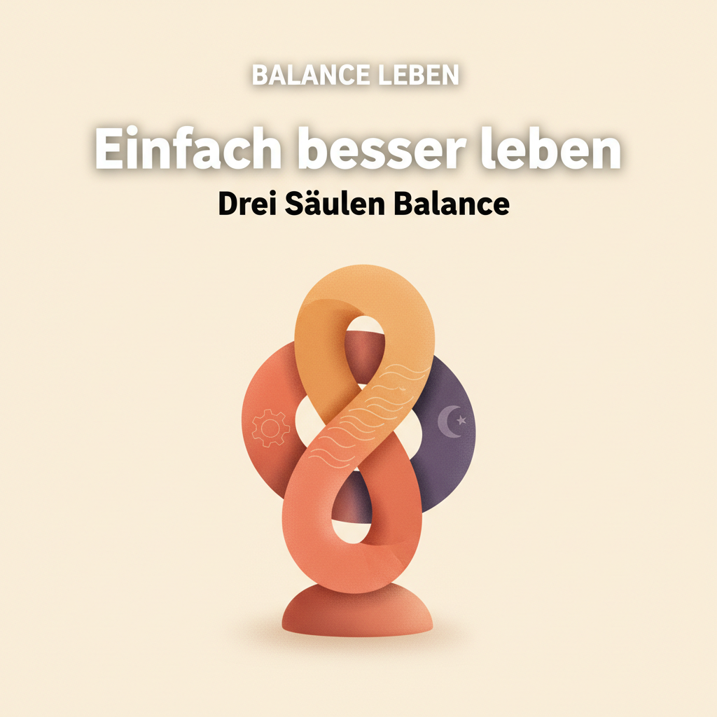 Cover von Die drei Säulen eines ausgewogenen Lebens: Mehr als nur Arbeit