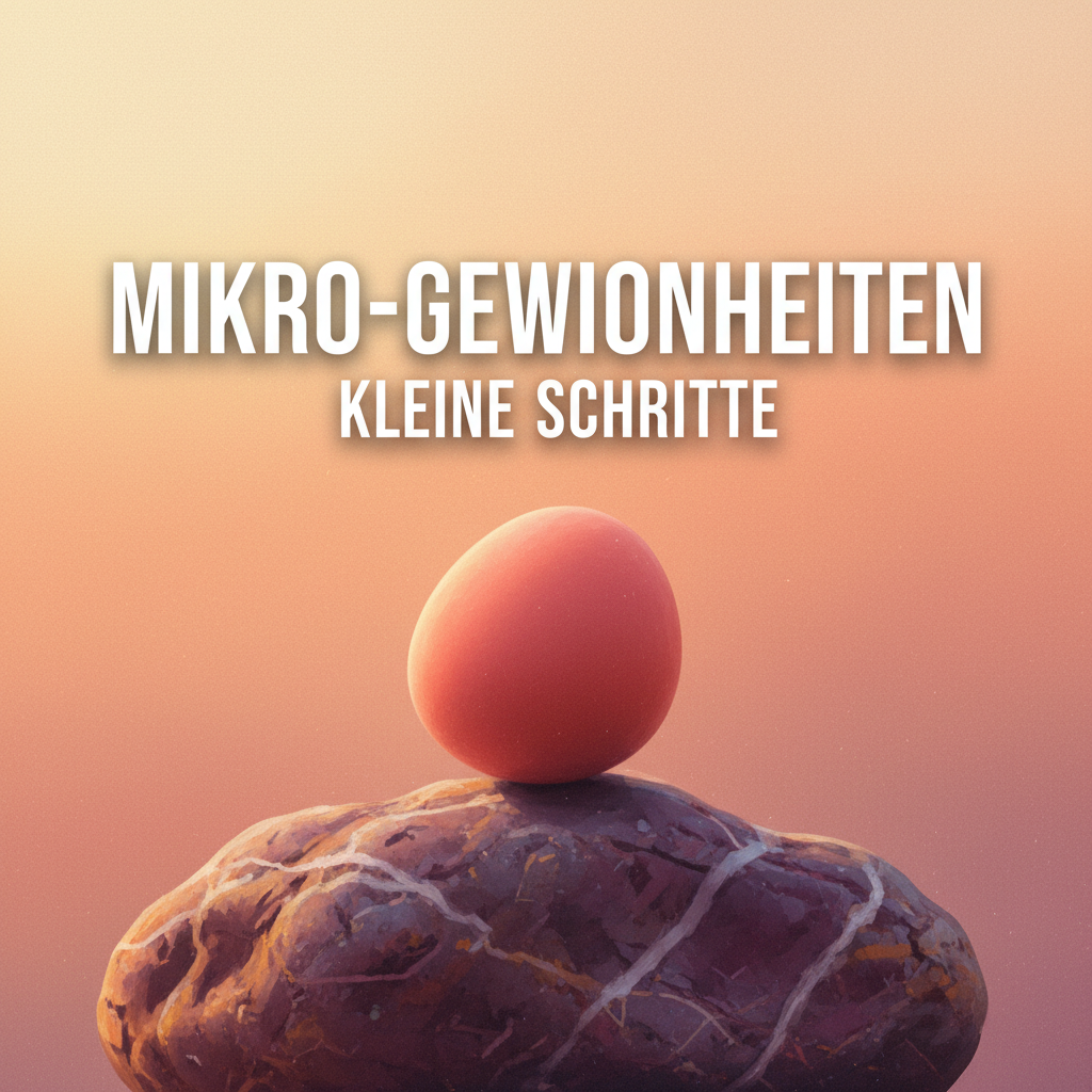 Cover von Mikro-Gewohnheiten: Dein leichter Weg zu großem Wandel