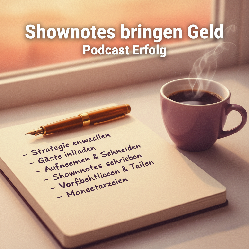 Cover von Warum gute Shownotes deine Umsätze steigern