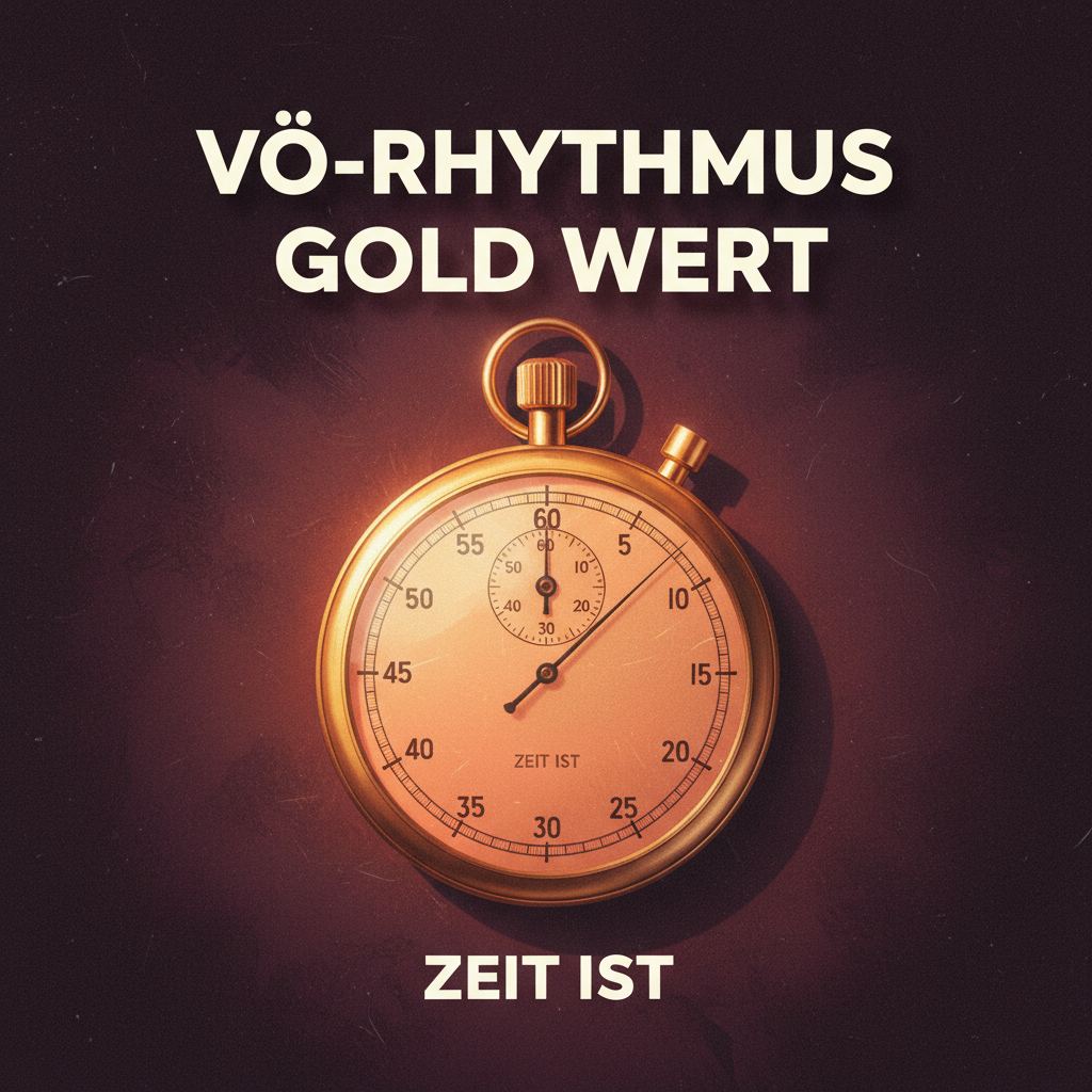 Cover von Warum dein VÖ-Rhythmus Gold wert ist