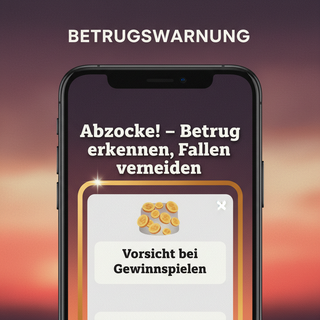 Cover von Vorsicht bei gefälschten Gewinnspielen